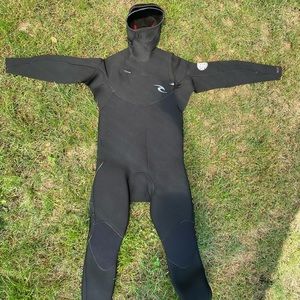 Rip Curl Dawn Patrol Chest Zip Hooded 5/4 Wetsuit